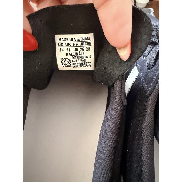 adidas Palace Pro Boost Black White Gold Size 11.5 - Picture 9 of 10